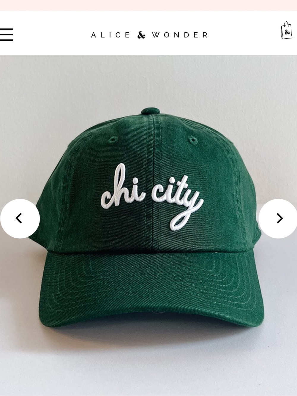 Alice and Wonder Chicago Chi City hat - Picture 2 of 5